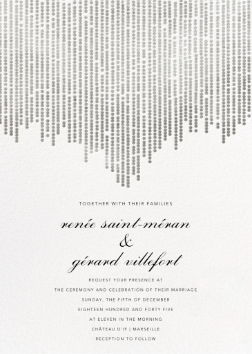 Josephine Baker - Wedding Invitation by Paperless Post