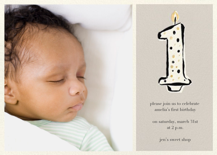 Daisy Place Birthday (Photo) - First Birthday Invitation by kate spade new york