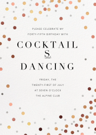 Coriandoli - Birthday Invitation by Paperless Post