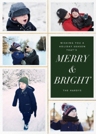 Quint - Holiday Card by Paperless Post
