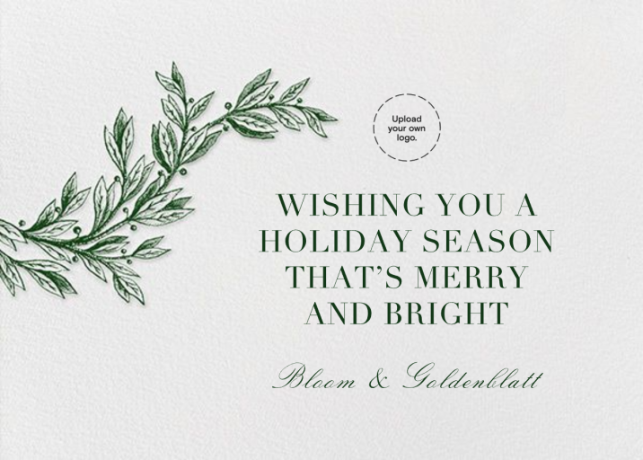 Winter Sprig - Holiday Card by Paperless Post