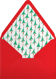 Glittery Tree in the Christmas Forest (Greeting) - Mr. Boddington's Studio Envelope