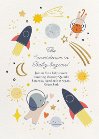 Stargazers - Baby Shower Invitation by Little Cube
