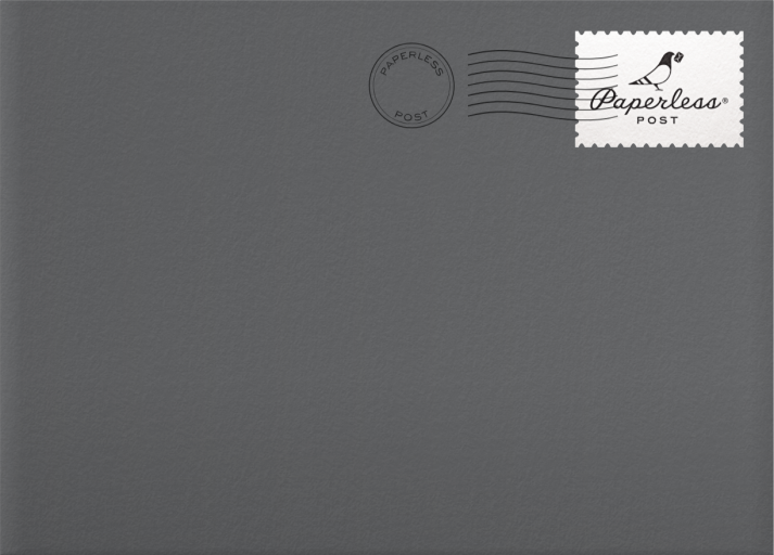 Sunset on This Year - Paperless Post Envelope