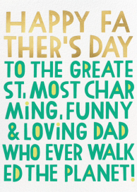 Rad Dad (Anke Weckmann) - Father's Day Card by Red Cap Cards
