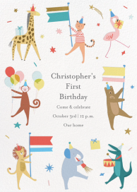 Critter Collective - Birthday Invitation by Meri Meri