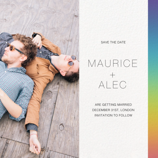 After the Rain (Photo Save the Date) - Save the Date by Paperless Post