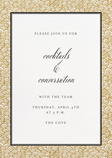 Naive Wave - Cocktail Party Invitation by Paperless Post