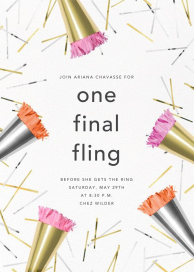 Chorus - Bachelorette Party Invitation by CONFETTISYSTEM