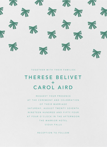 Tie the Knot by Oscar de la Renta