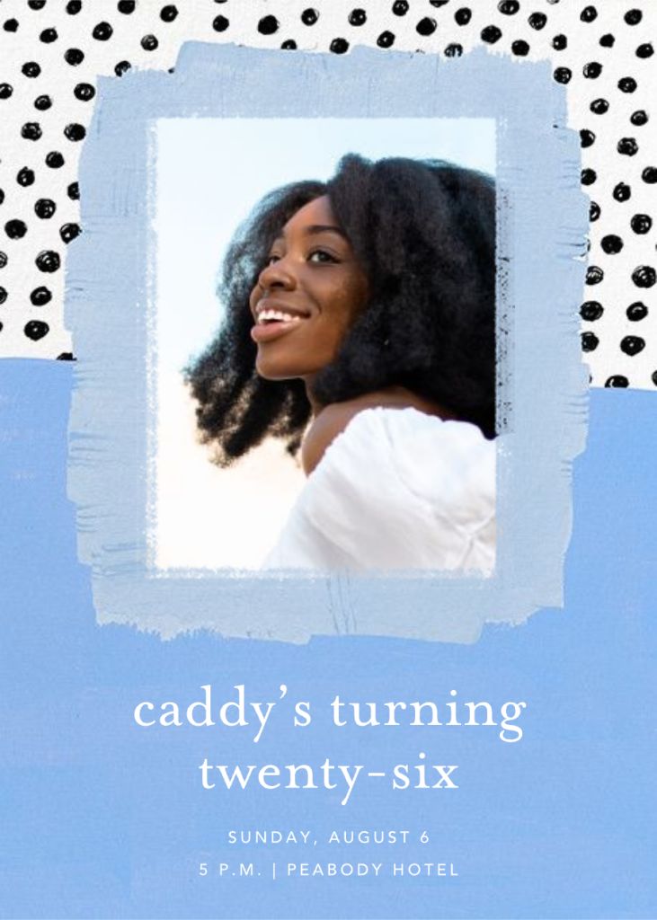 Dotscape Birthday Invitation Send online instantly RSVP tracking