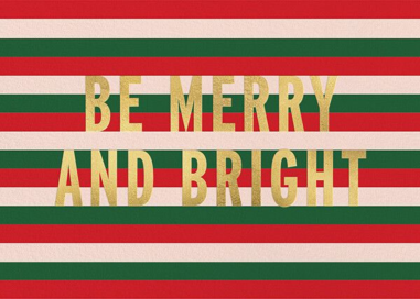 Bright Stripes - Christmas Card by kate spade new york