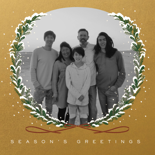 Snowy Sprigs Photo - Holiday Card by Paperless Post
