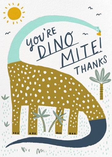 Dinos Might (Greeting) - Greeting Card by Hello!Lucky