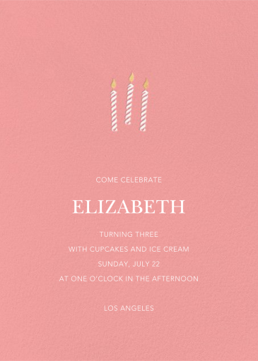 And One for Good Luck - Birthday Invitation by Sugar Paper
