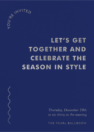 Swish - Corporate Holiday Party Invitation by Paperless Post