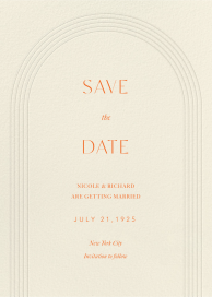 Embossed Arch - Save the Date by Paperless Post