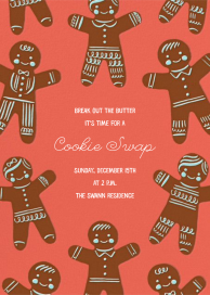 Gingerbread Fam (Invitation) by Hello!Lucky