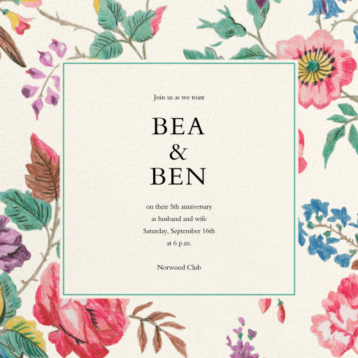 Millie - Anniversary Invitation by Liberty