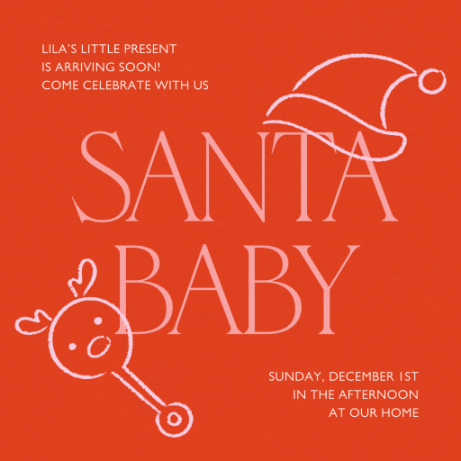 Santa Baby - Baby Shower Invitation by Paperless Post