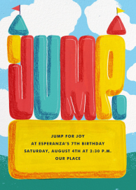 Bounce House - Birthday Invitation by Paperless Post