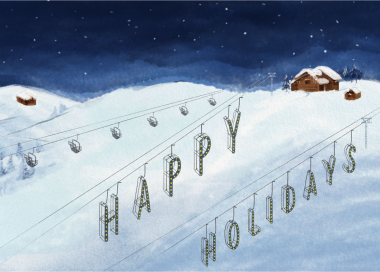 Lifted Spirits - Holiday Card by Paperless Post