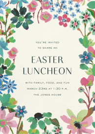 Showered in Florals - Easter Invitation by Liberty