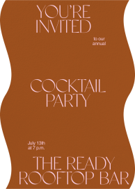 Wavy Edges - Party Invitation by Both