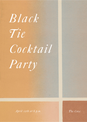 Frosted Glass - Cocktail Party Invitation by John Derian