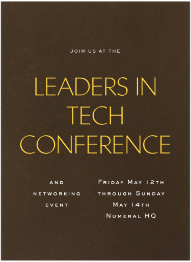 Valrhona - Business Event Invitation by Paperless Post