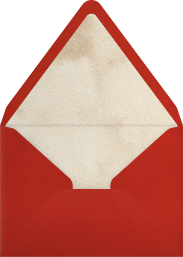 Classic Statue Birthday Invitation Envelope