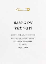 Safety First - Baby Shower Invitation by Paperless Post
