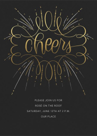 Curlicue Cheers by Paperless Post