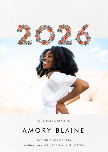 Year in Bloom (Photo) - New Year's Card by Rifle Paper Co.