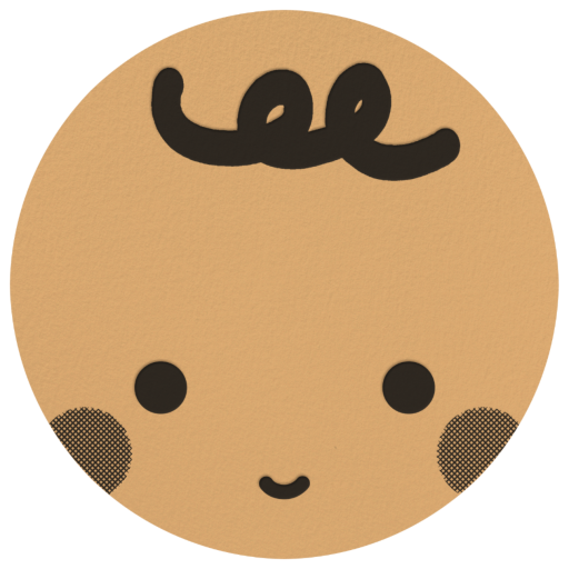 Baby Face - Baby Shower Invitation by The Indigo Bunting