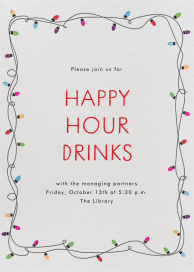 Holiday Lights - Happy Hour Invitation by Paperless Post