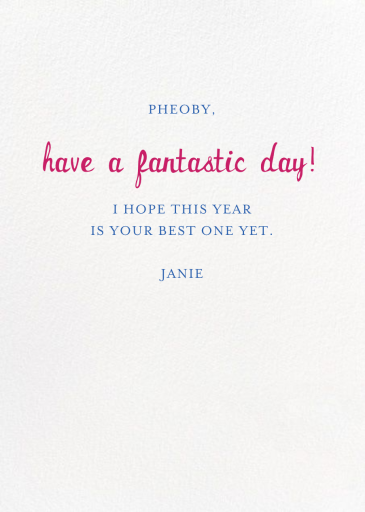 Special Delivery - Mr. Boddington's Studio - Birthday Card by Mr. Boddington's Studio - Back