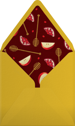 Honey and Challah - Paperless Post Envelope