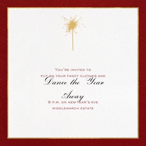Oro - New Year's Eve Invitation by Paperless Post