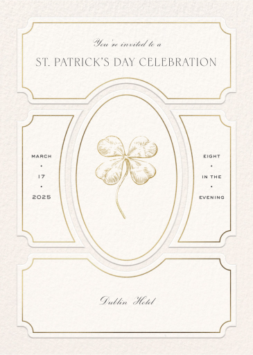 Drawing Room - St. Patrick's Day Invitation by Paperless Post
