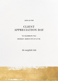 Simple Brushstroke - Business Event Invitation by Sugar Paper