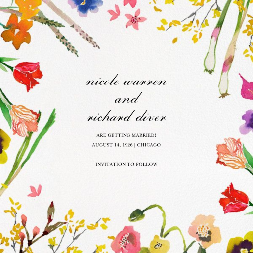 Spring Market (Save the Date) - Invitation by Happy Menocal