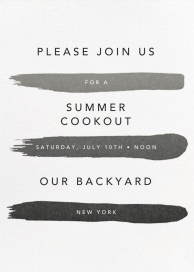 Gradient Brush Strokes by Paperless Post