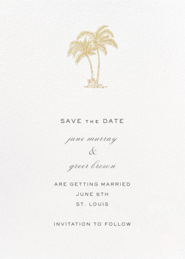 Mascarene - Invitation by Crane & Co.