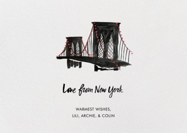 Love From - Holiday Card by Linda and Harriett