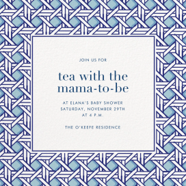 Woven - Baby Shower Invitation by Jonathan Adler