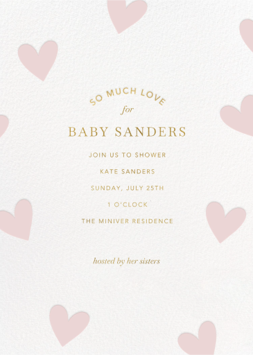 Showered in Love - Baby Shower Invitation by Sugar Paper