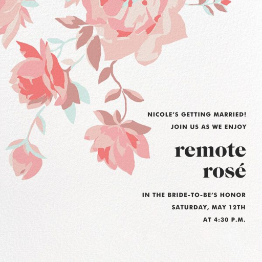 Rose Goes - Bridal Shower Invitation by kate spade new york