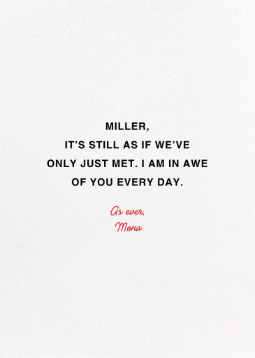 To Infinity (Anke Weckmann) - Valentine's Day Card by Red Cap Cards - Back