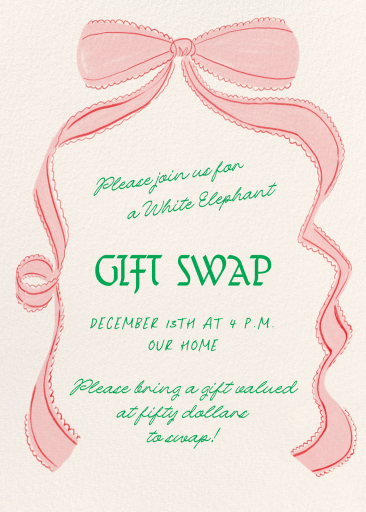 Tied with Cheer - Christmas Party Invitation by Paperless Post